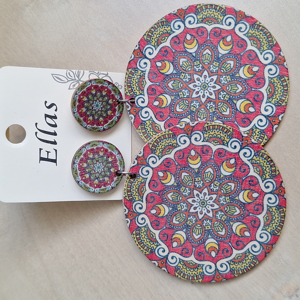 3 for $15 Colorful Festival Statement Earrings